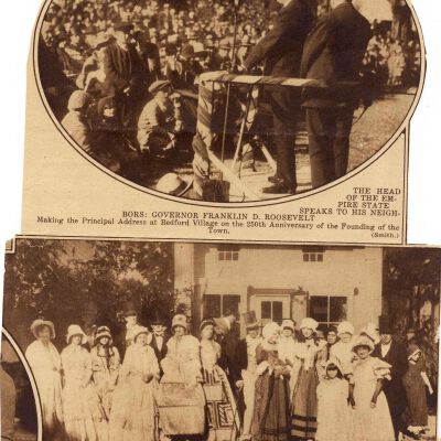 Photographs of the 250th Anniversary celebration, 1930