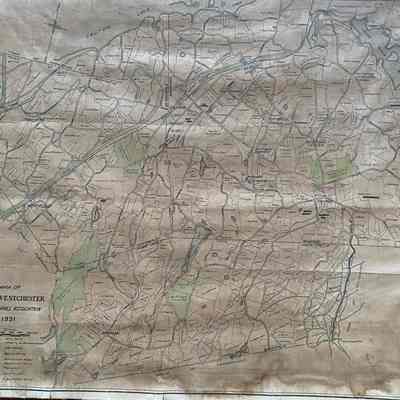 Map of North Westchester Private Lanes Association, 1931