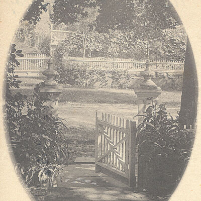 Front Gate of James M. Bates House, Bedford, 1794