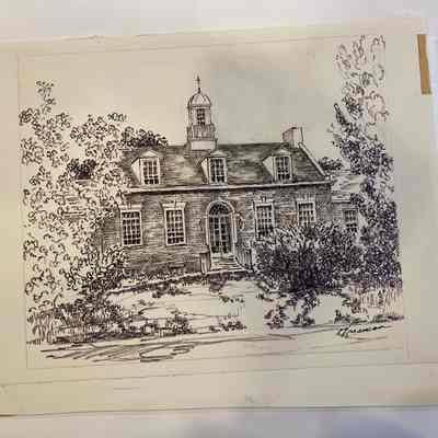 Drawing of Unidentified Building 2