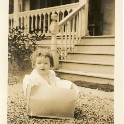 Hope Lewis Bedell as a child