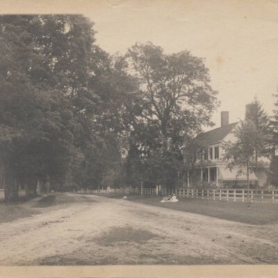 Pound Ridge Road from Bedford Village