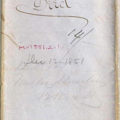 Deed: William H. Ferris to Robert H. Coburn, 1851