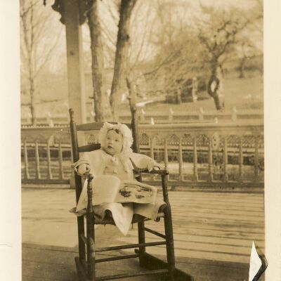Hope Lewis Bedell as a child
