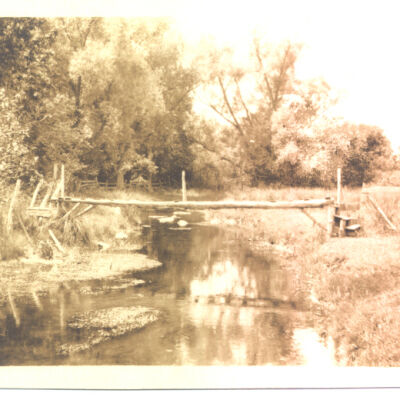 "Old Foot-bridge, Bedford, NY
