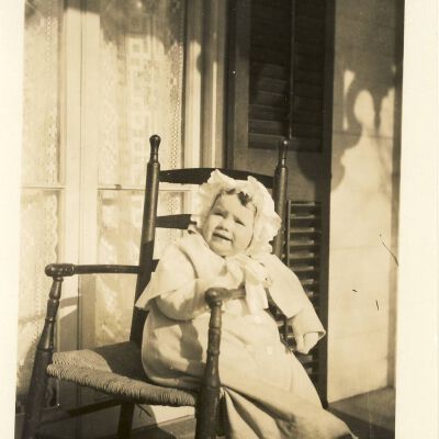 Hope Lewis Bedell as a child