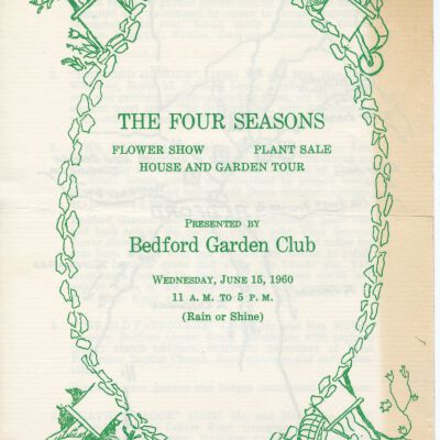 The Four Seasons Flower show, Plant Sale, House and Garden Tour