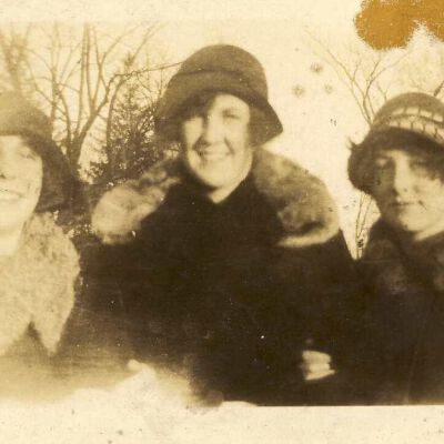 Three unidentified women