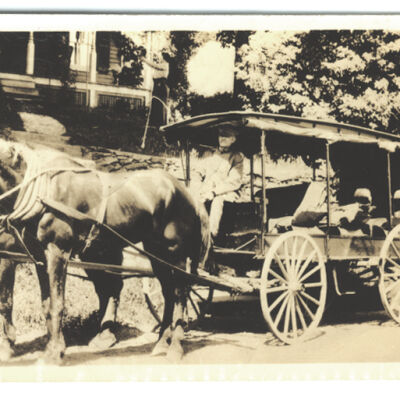 Edward A. P. Jackson, driver of the mail, passenger and express stage