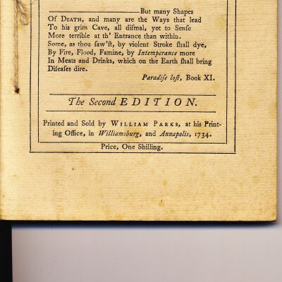 Every Man his own Doctor or, The Poor Planter's Physician
