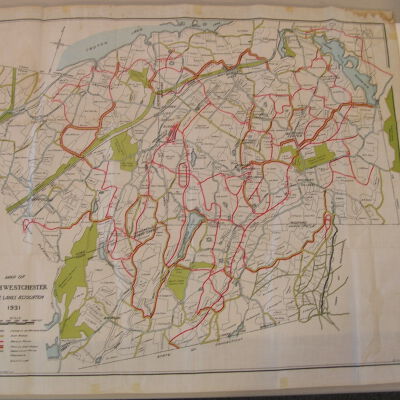 Map of North Westchester Private Lanes Association