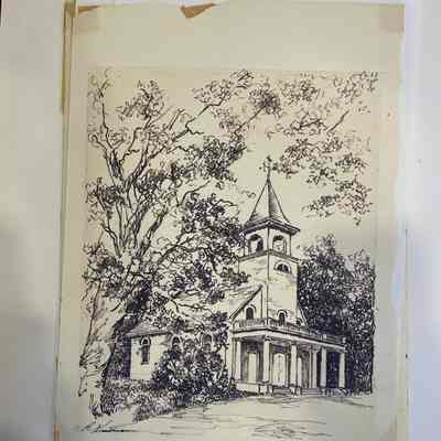 Drawing of St Mathews