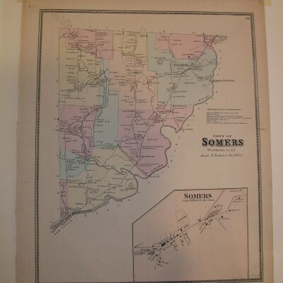 Map of town of Somers, Westchester.