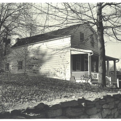 Bedford General Store from street along cemetey