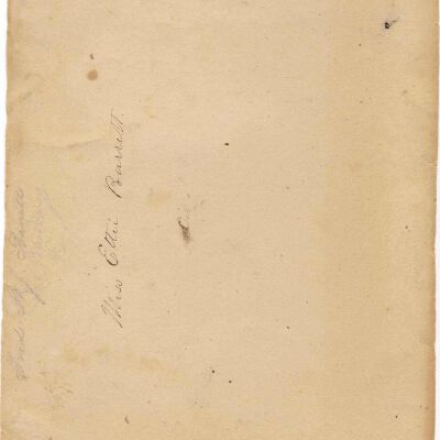 Ettie Barrett's "Chronology Book"