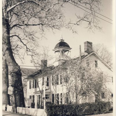 Bedford Free Library, shown in 1972