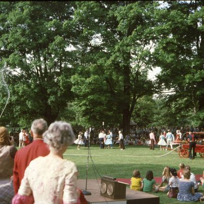A Historical Reenactment on the Village Green