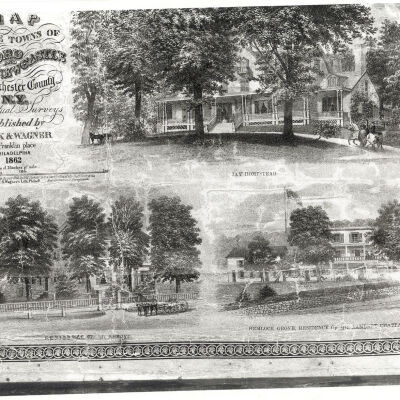 Clark & Wagner map of 1862 - 2 of 8