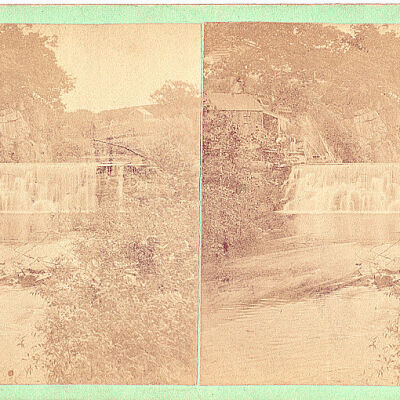 Katonah, Mill and waterfall