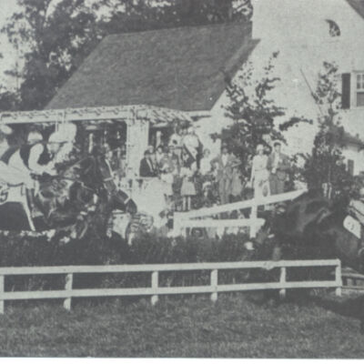 Fox Hunt or Steeple Chase in Bedford
