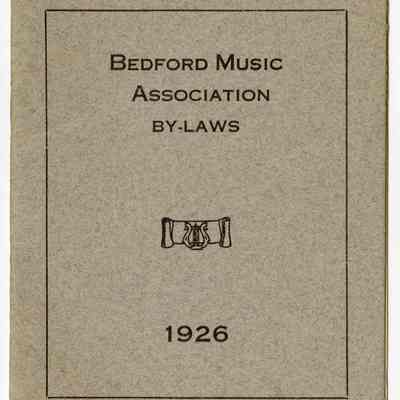 Bedford Music Association By-Laws