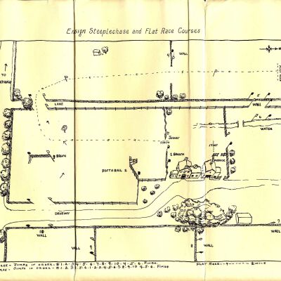 Ensign Steeplechase and Flat Race Courses map