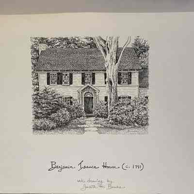 Benjamin Isaacs House Drawing by Judith H. Brooks
