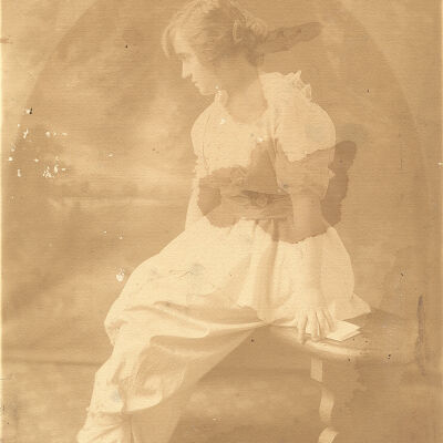 Portrait of unknown woman