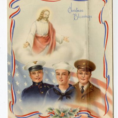 WWII Christmas Card for Charles Avery