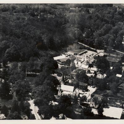 Aerial View of Bedford Village, circa 1962