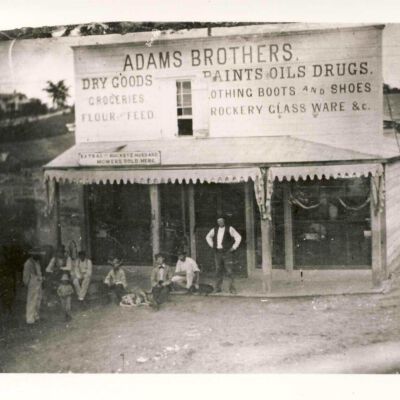 Adams Brothers General Store at Bedford Station
