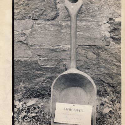 Grain Shovel from W.B. Adams & Son, Bedford Station, ca 1900