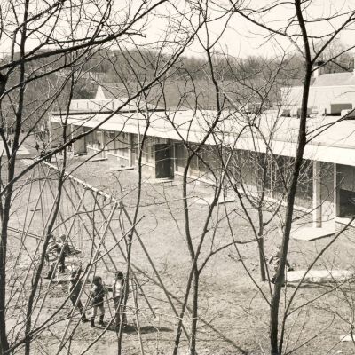 Bedford Village Elementary School on Court Road.