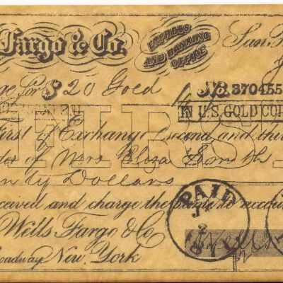 Wells Fargo $20 Gold Note