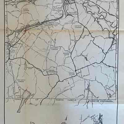 Map of Town of Bedford, 1943