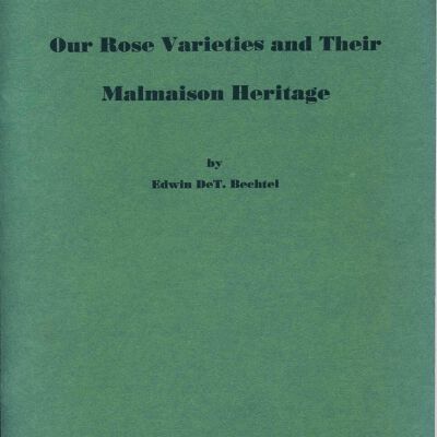 "Our Rose Varieties and Their Malmaison Heritage" by Edwin DeT. Bechtel