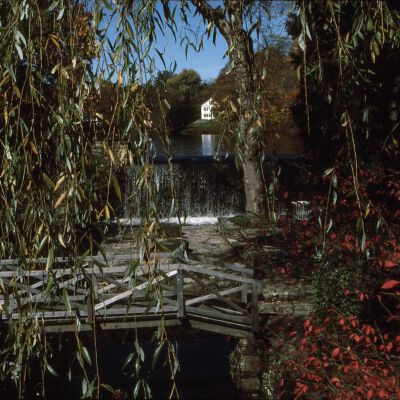 River and Waterfall