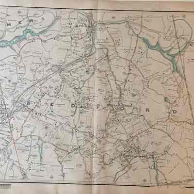 Map of Bedford, 1908