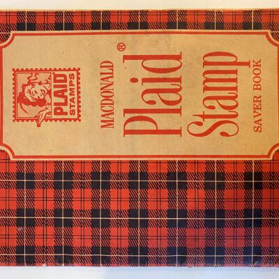 MacDonald Plaid Stamp Saver Book
