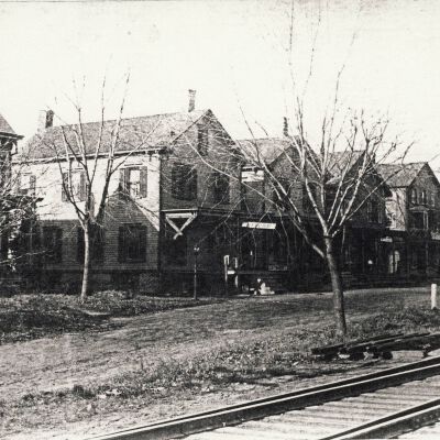 Katonah view, by traintracks