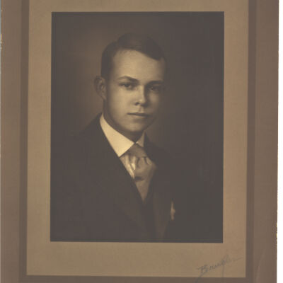 portrait of unidentified member of Holmes Family