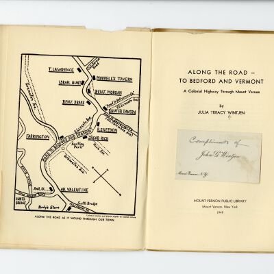 Along the Road-To Bedford and Vermont: A Colonial Highway through Mount Vernon