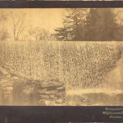 Miller's Mill, Bedford: Waterfall