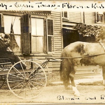 Mr. and Mrs. Kirby - Carrie Town, Florence Kirby 1890. Blanche and Byronette.