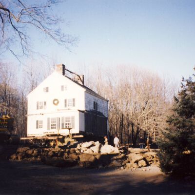 250 year old house on Route 172 being moved in 1995