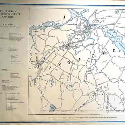 Map of Bedford, 1960
