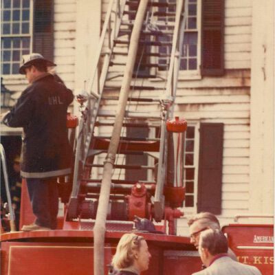 Fire at Historical Hall, 1976