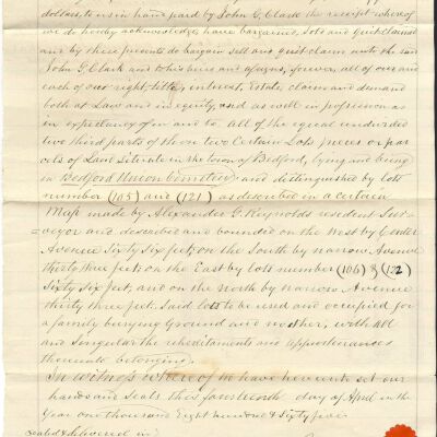 1865 Quit Claim