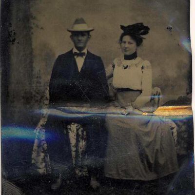 Unknown man and woman