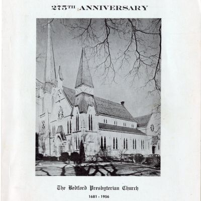 275th Anniversary Booklet with Hope Lewis Sudbury signature on bottom